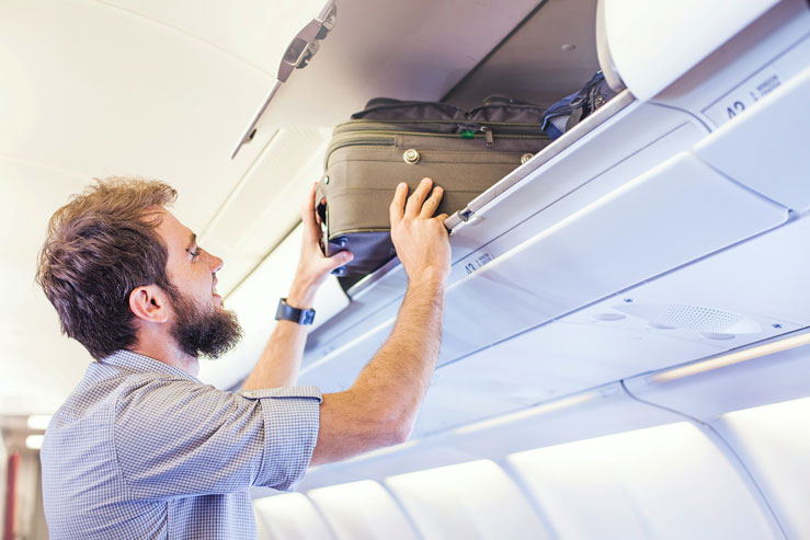 Italian government bans the use of overhead bins on some flights &copy; Mila Supinskaya Glashchenko/Shutterstock