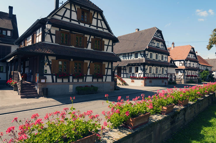 Hunspach in Alsace has been crowned France's favorite village &copy;John Elk III/Getty Images