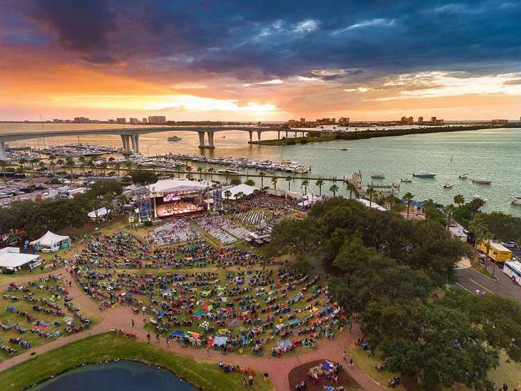 &copy; courtesy of VisitStPeteClearwater.com/Steven P. Widoff From the Panhandle to Tampa Bay, discover fun ways to celebrate seafood, music, art, and more at the best festivals on Florida's gulf coast.