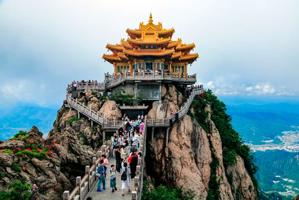 Tourists visit Laojun Mountain scenic area during summer vacation on July 2, 2025 in Luoyang, Henan Province of China. Visual China Group/Getty Images