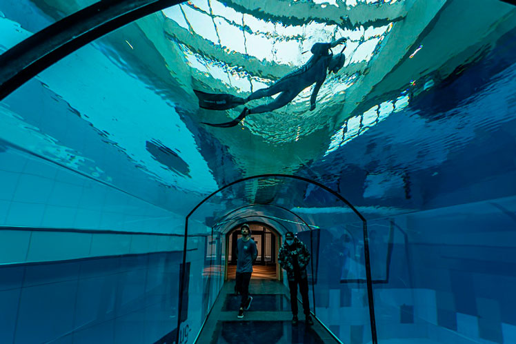 The world's deepest pool has opened in Poland &copy;AFP/Getty Images