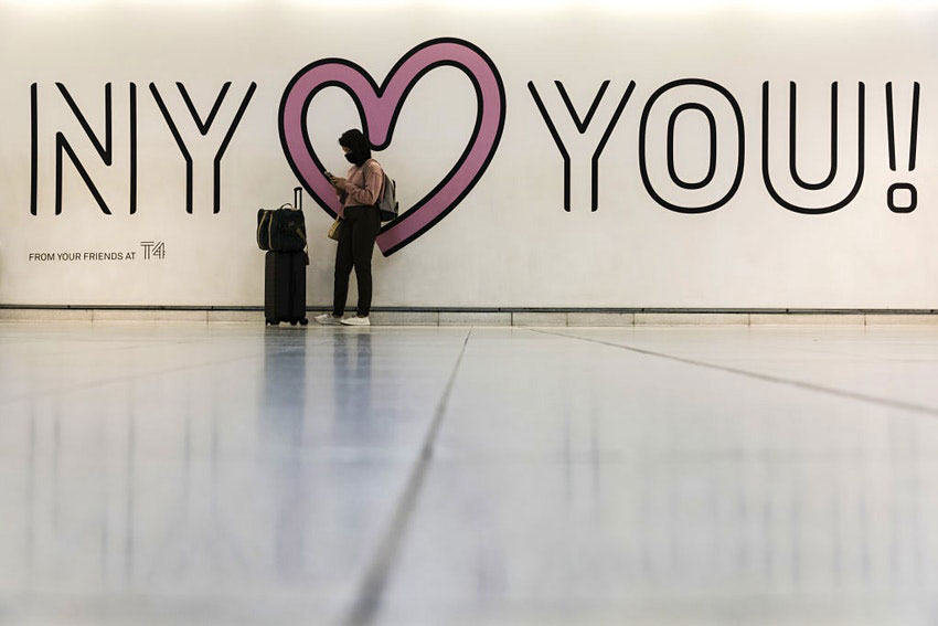 JFK airport welcomes international visitors from Monday November 8 as the US lifts travel restrictions &copy; Getty Images