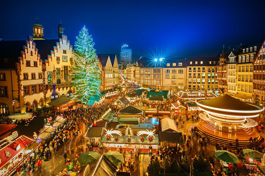 Germany has over 2000 Christmas markets held in town and cities including Frankfurt &copy;S Borisov/Shutterstock