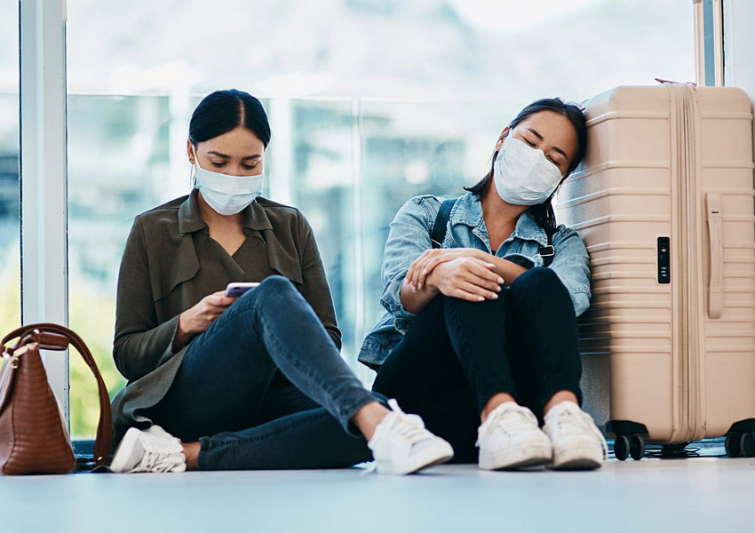 Countless cancellations and delays have stranded thousands are airports around the country &copy; People Images /Getty Images
