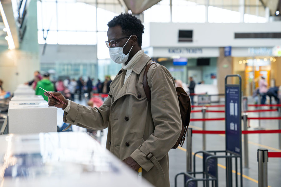 Despite the rule changes, masks are still required in airport, transport stations and on public transport in France &copy; Getty Images