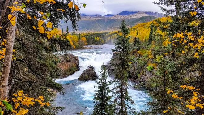 Tanalian River almost looks unreal in Lake Clark National Park and Preserve. National Park Service, Karen Smigielski/K. Tucker