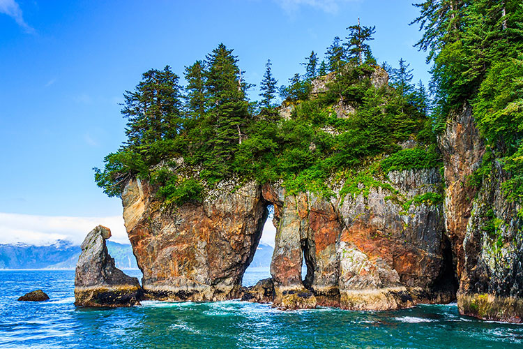 Window Rock is a natural rock formation in Kenai Fjords National Park &copy; Feng Wei Photography / Getty Images