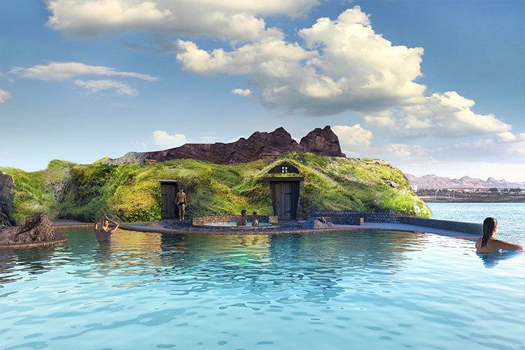 Sky Lagoon is an oceanfront geothermal retreat &copy; Pursuit